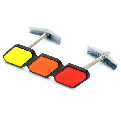 Tri-color 3 Grille Badge emblem For Toyota Tacoma 4Runner Tundra Rav4 Highlander