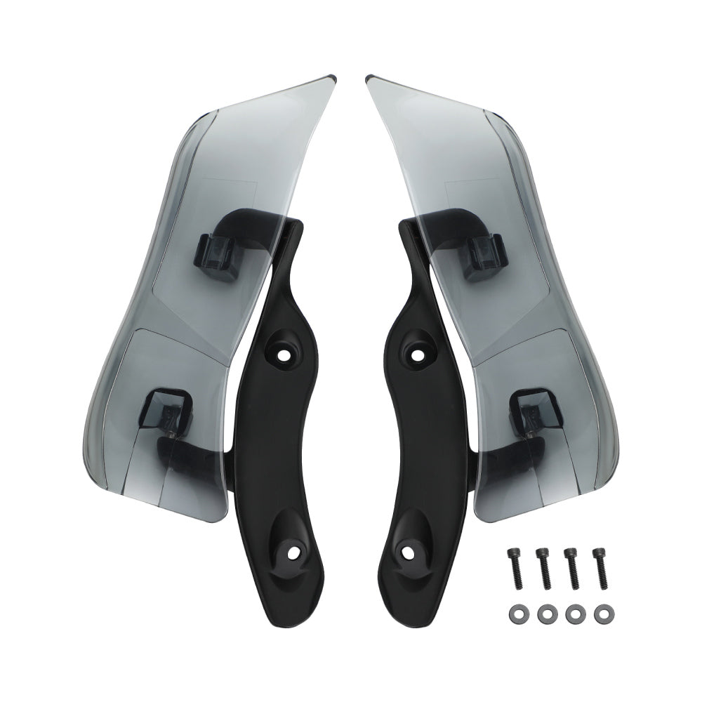 2015-2016 Harley Road Glide CVO Ultra FLTRUSE Left & Right Adjustable Upper Fairing Side Wind Air Deflector