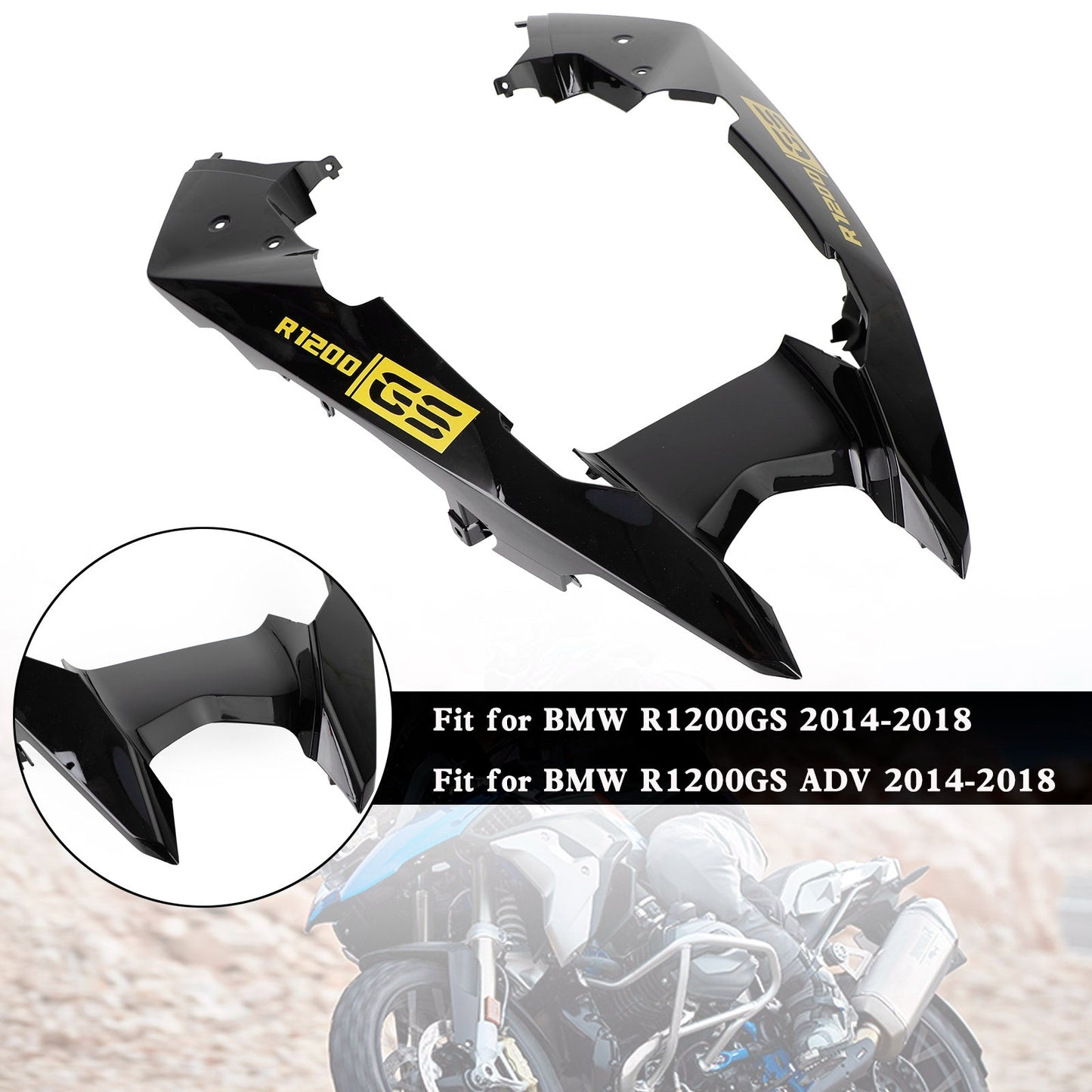 Front Nose Fairing Beak Fender Cover For For BMW R1200GS / ADV 2014-2018