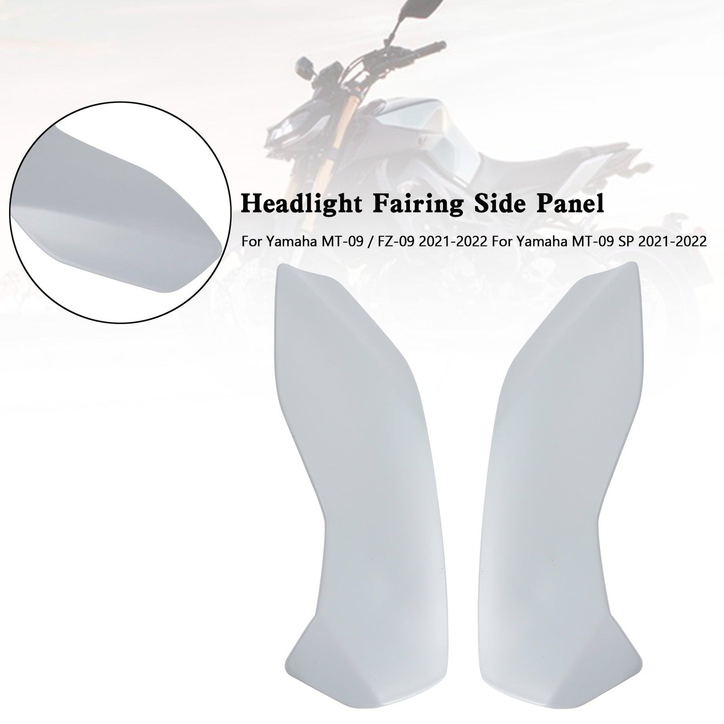 Headlight Fairing Side Panel For For Yamaha MT-09 FZ09 MT-09 SP 2021-2022