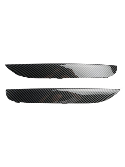 2009-2015 BMW 7 Series F01 F02 L+R Front M Sport Bumper Moulding Trims 51118047727 51118047728