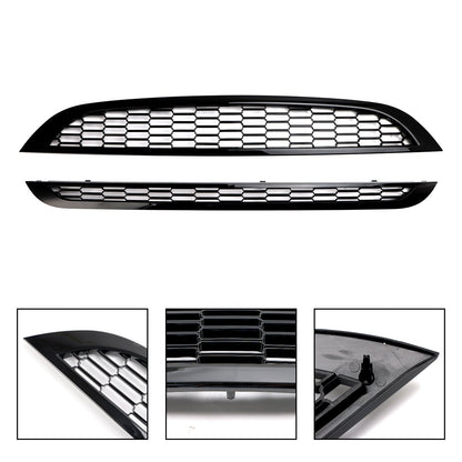 Mini 2002-2006 R53 Cooper S 2PCS Honeycomb Mesh Front Grill Grille
