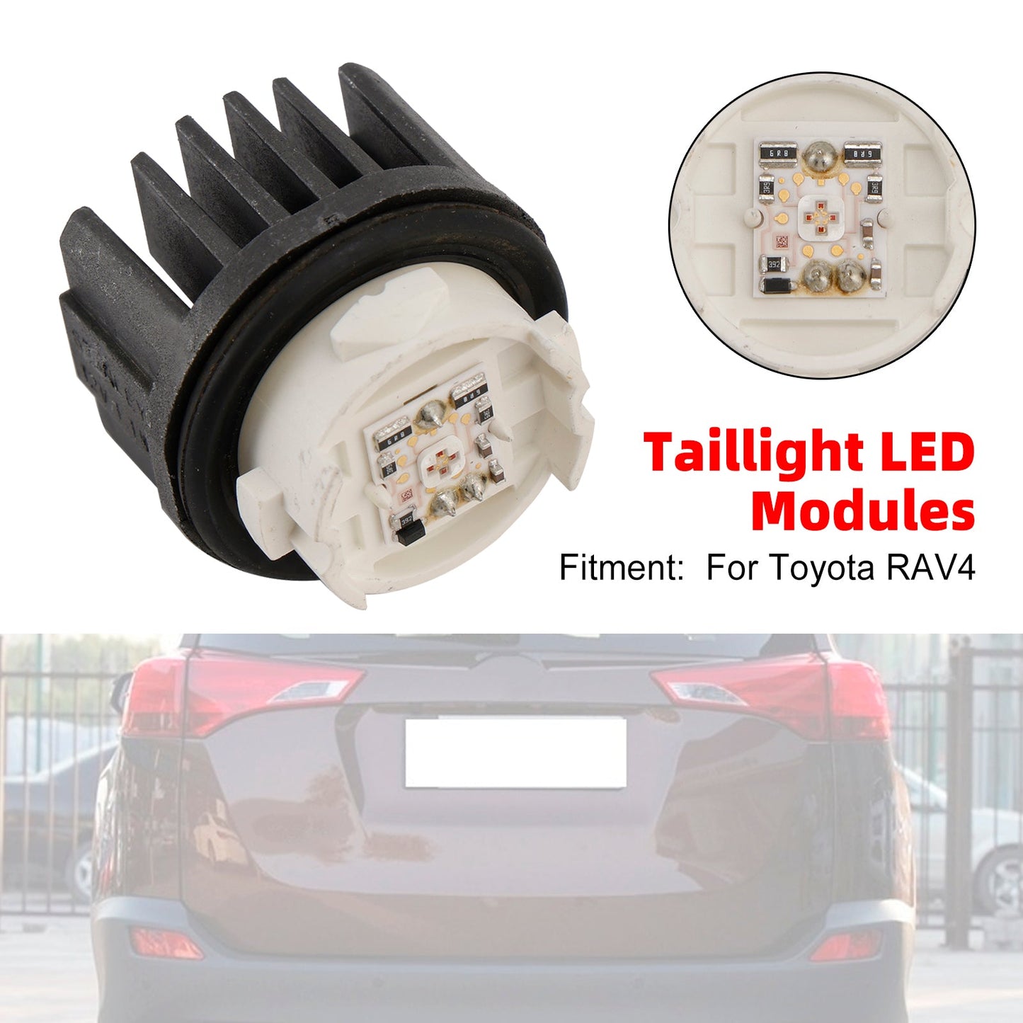 Modules de feux arrière LED pour Toyota RAV4 12 V 1,1 W 8-2 broches LEDMK-08