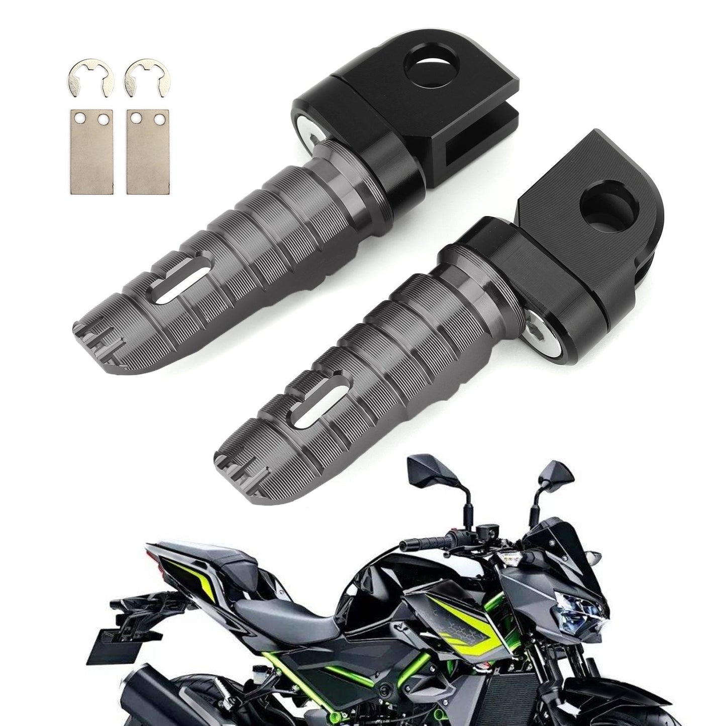 Reposapiés delanteros para KAWASAKI Z300 Z400 Z800 Z650 Z900 Z1000 NINJA 650