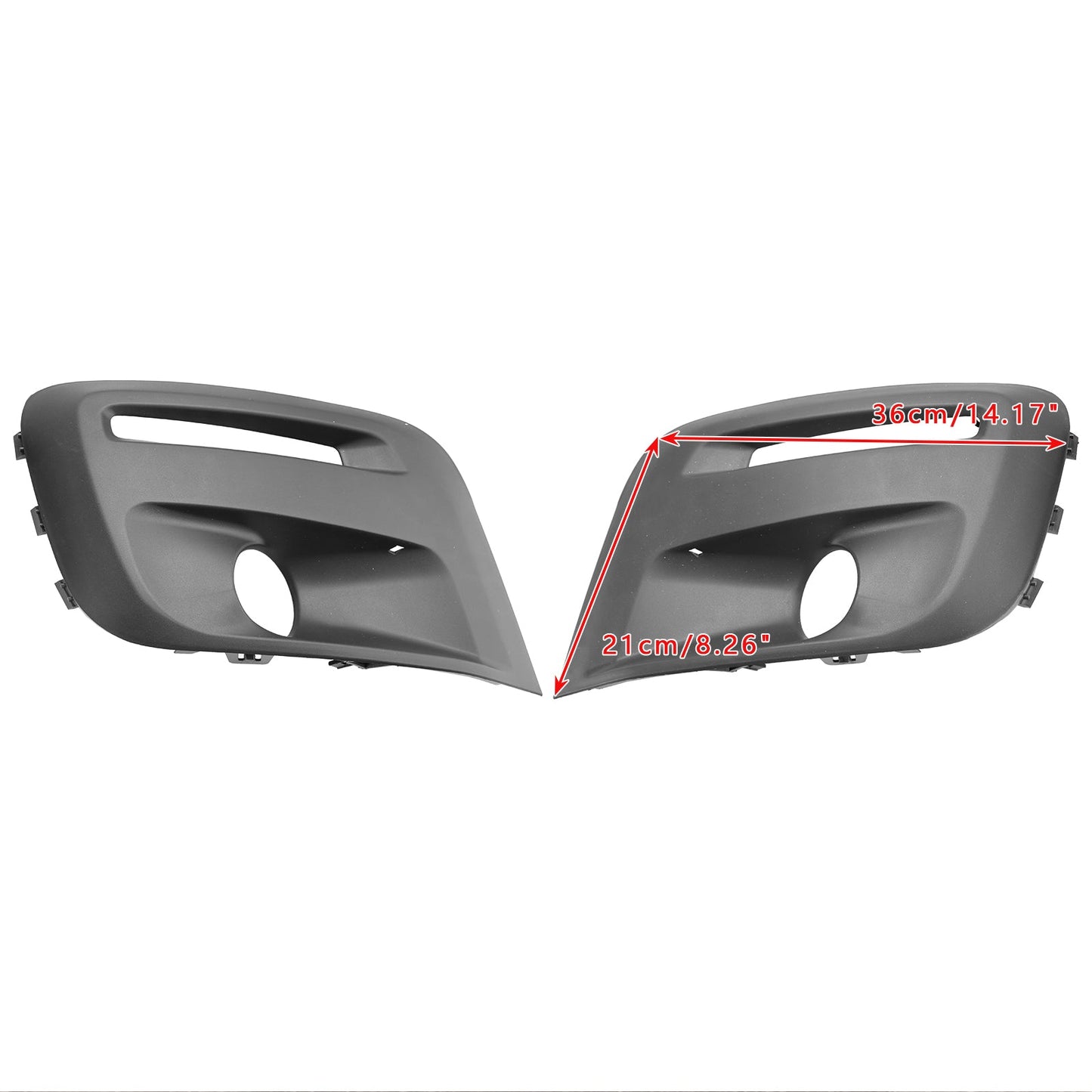 2015-2018 Citroen Berlingo Front Bumper Foglight Grille Black Grill