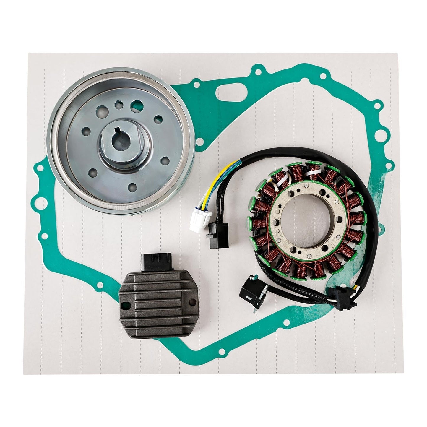 2002-2007 Suzuki LT-F 400 Eiger Flywheel Rotor + Stator + Regulator + Gasket