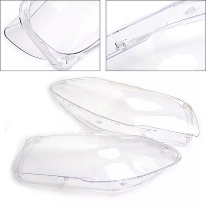 2010-2013 BMW 5 Series F10 2PCS Front Headlight Lens Cover Lampshade Left + Right 63117271912 63117271911