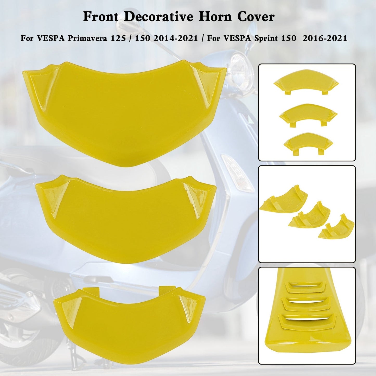 Cubierta decorativa delantera de bocina para VESPA Sprint Primavera 125/150 2014-2021