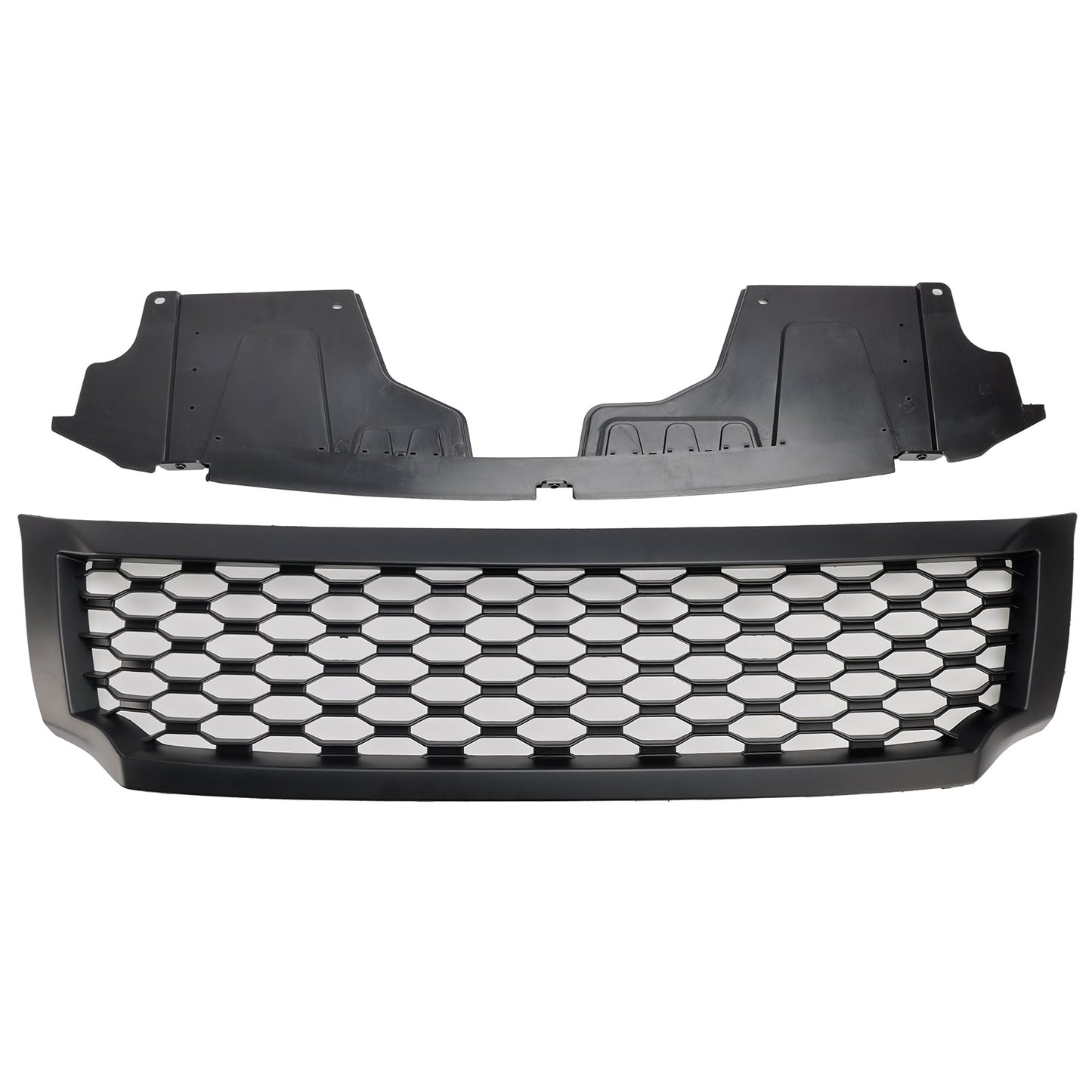 2015-2020 Nissan Navara NP300 D23 Black Mesh Grill Upper Bumper Front Grille