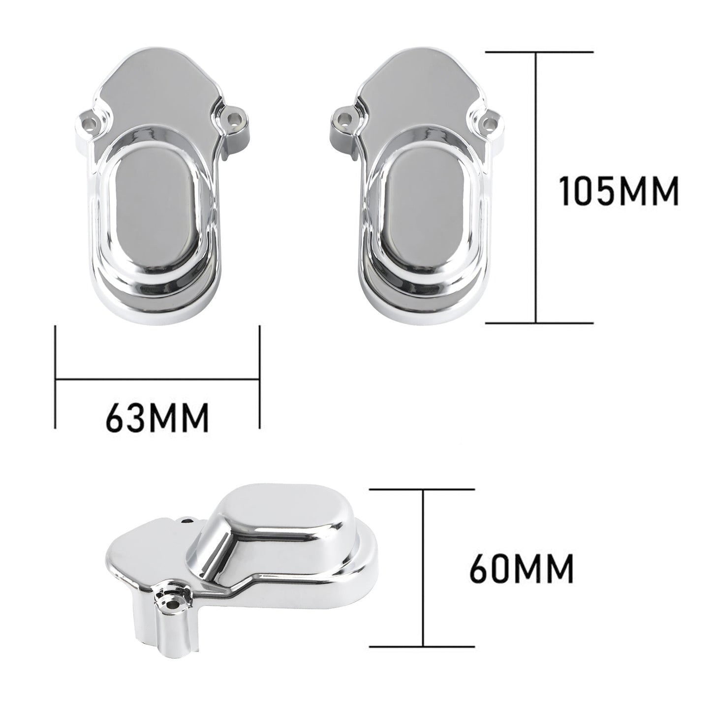 Tapa de perno y tuerca de la cubierta del eje trasero para Sportster 1200 XL1200C 883 2005-2017 cromada