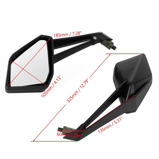 Paire de rétroviseurs gauche et droit (56001-0343-46V) pour Kawasaki Z1000 2014-2021