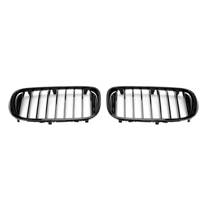 2015.07-2019.01 BMW 7 Series G11 Saloon/Sedan 740i/750i/740e xDrive Front Kidney Grille Gloss Black Grill