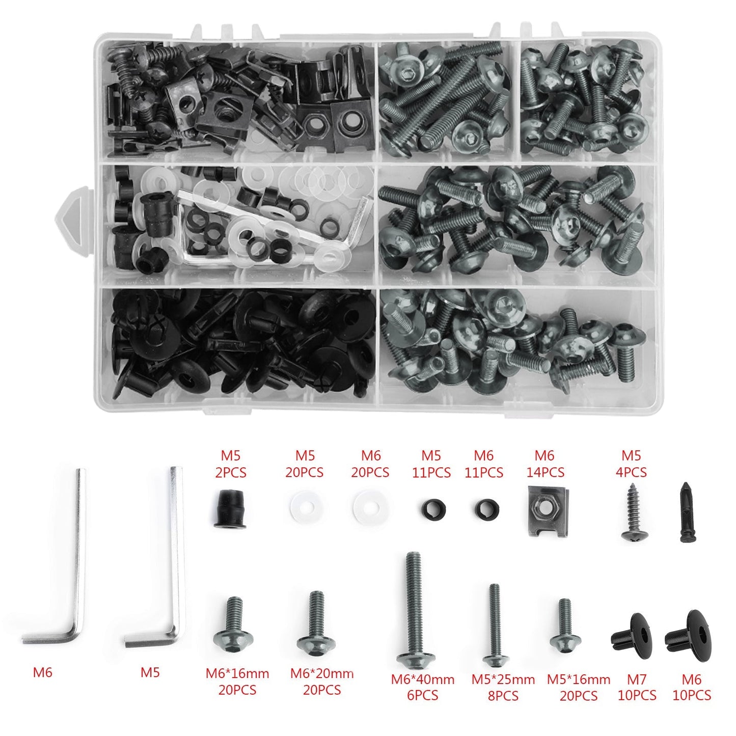 Kit de boulons et vis de carénage en titane pour Yamaha, Ducati, Honda, Kawasaki