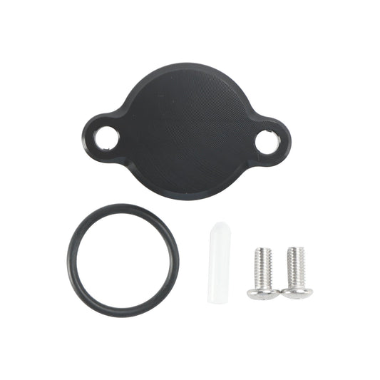 Bouchon de blocage de suppression de pompe d'injection d'huile noir pour YAMAHA PW50 PW80