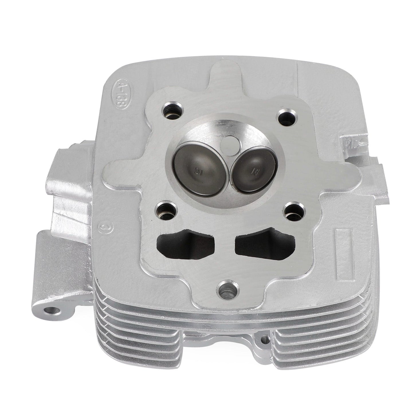 Culata compatible con Honda XR125 y CG125, compatible con kit de diámetro interior de 150 cc. Incluye válvulas grandes.