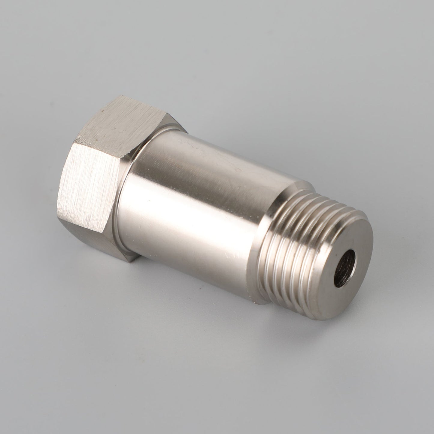 Adaptador de sensor de O2 CEL M18x15 de 45 mm para tubo de extensión de luz de verificación del motor (2 unidades)