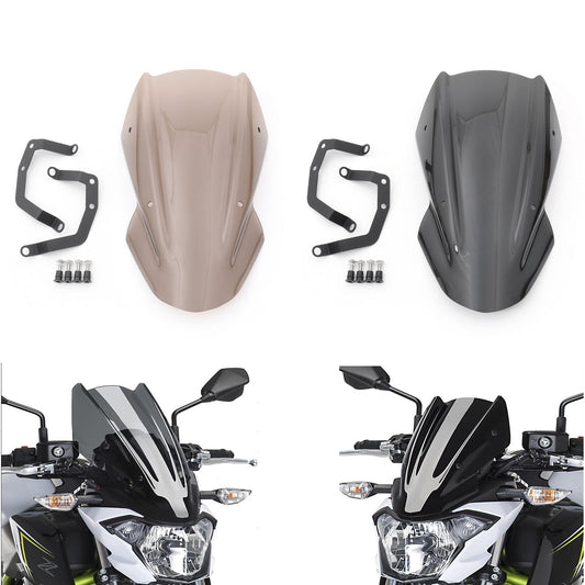 Pare-brise ABS avec support pour Kawasaki Z650 à partir de 2017