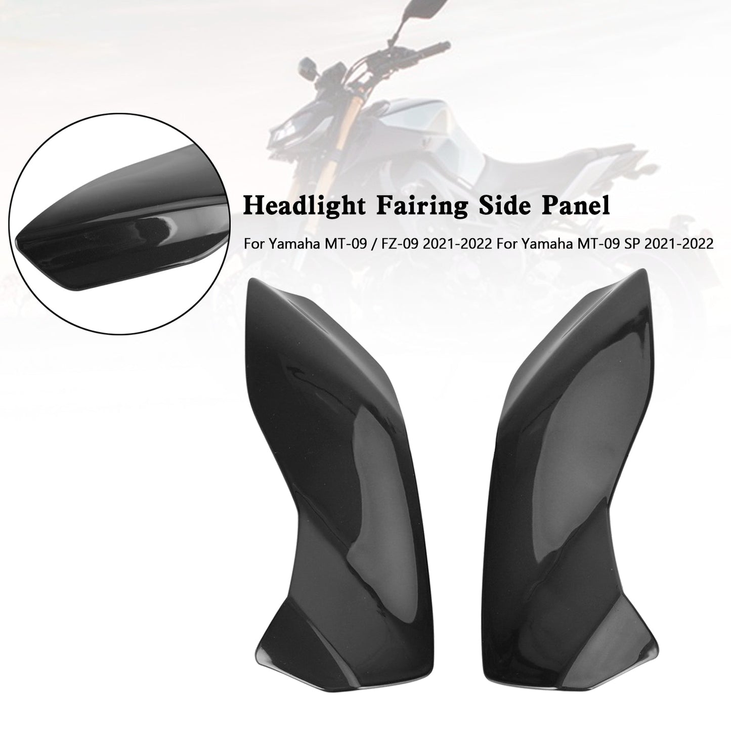Headlight Fairing Side Panel For For Yamaha MT-09 FZ09 MT-09 SP 2021-2022