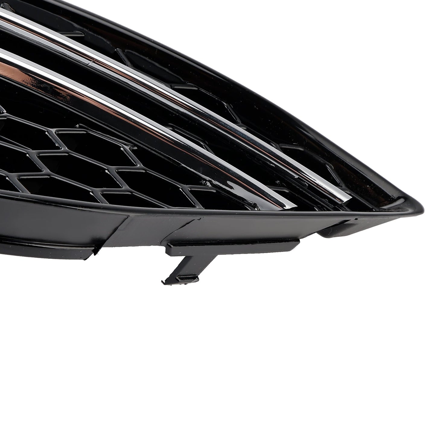 2013-2015 Chrome Fog Light Cover Grille Fit Audi A4 B8.5 Standard Bumper