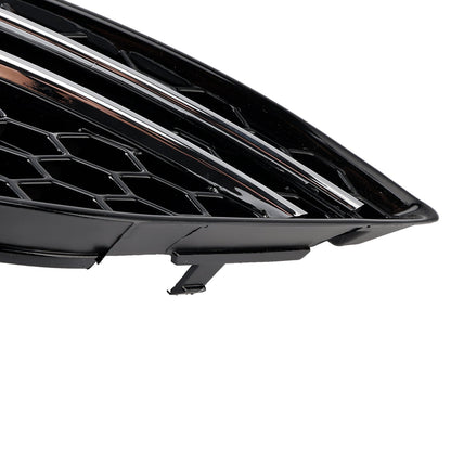 2013-2015 Chrome Fog Light Cover Grille Fit Audi A4 B8.5 Standard Bumper