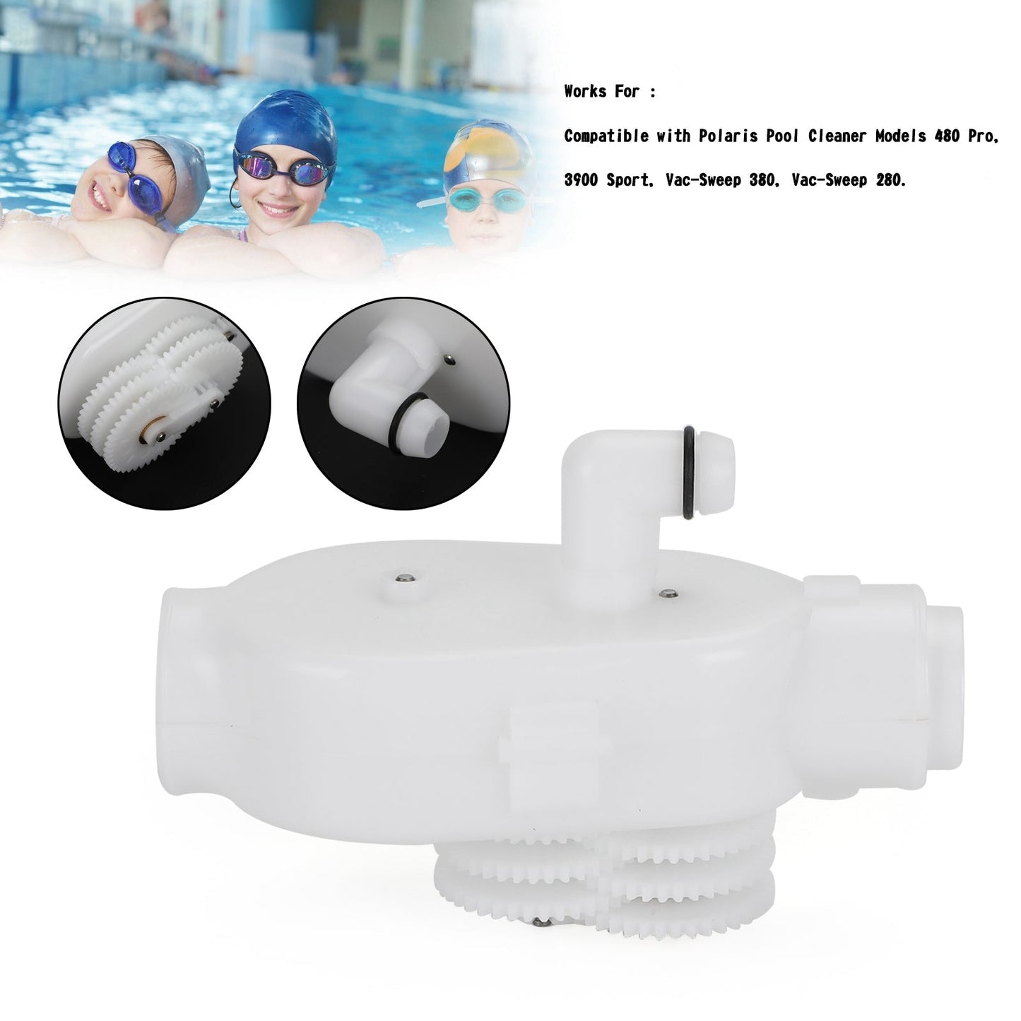 Mécanisme d'engrenage G53 180 280 380 pour nettoyeur de piscine Polaris G52 Valve de secours G-53