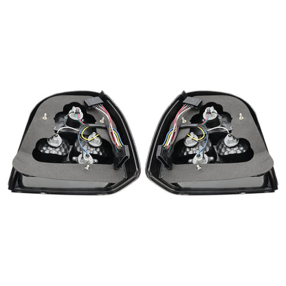 1992-1997 VW GOLF MK3 MK 3 III 2PCS Clear LED Rear Tail Lights Lamps