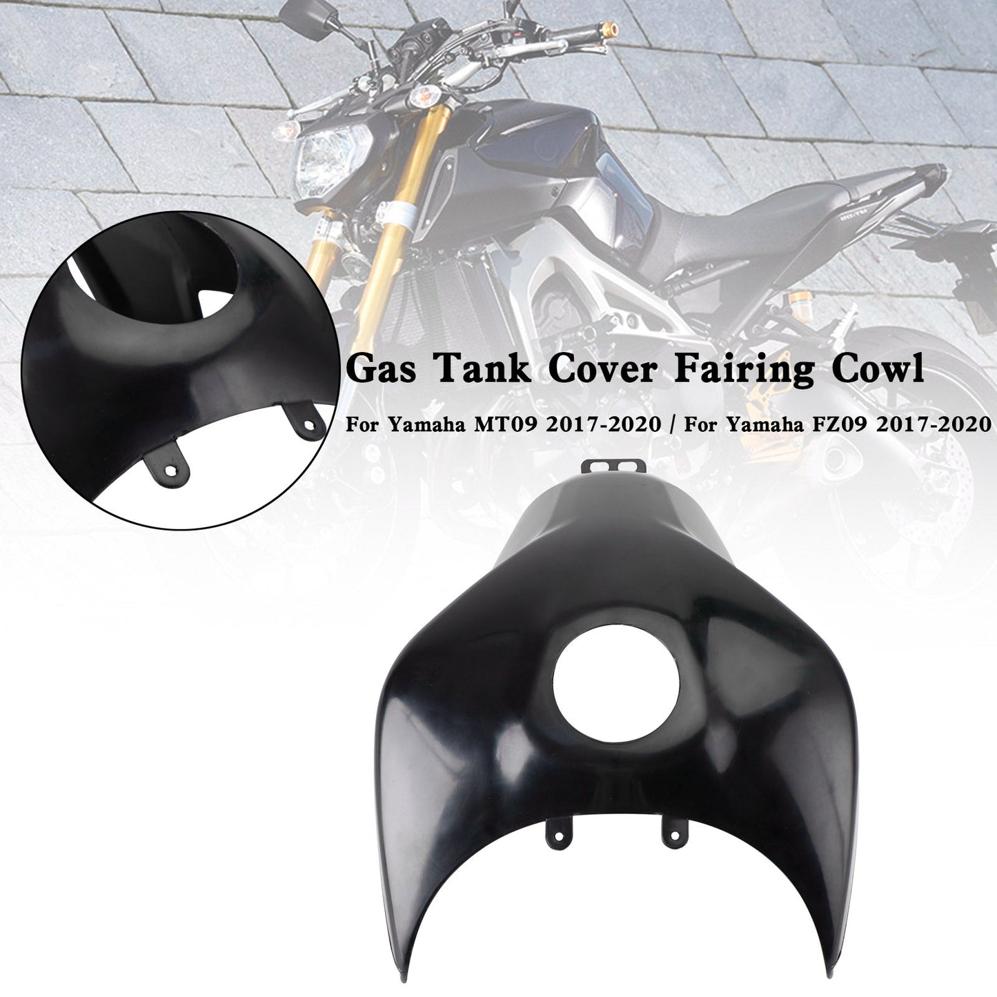 Gas Tank Cover Trim Fairing Cowl For For Yamaha MT-09 MT09 FZ09 2017-2020