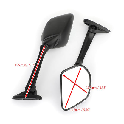 Rear View Mirrors Pair For Yamaha YZF R3 YZF R25 15-19 1WD-F6280-10 1WD-F6290-10