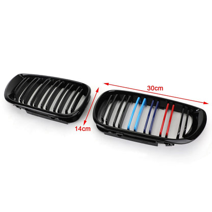 BMW 2002-2005 3 Series E46 4 Door 3 Colors Front Kidney Grille Double Rib