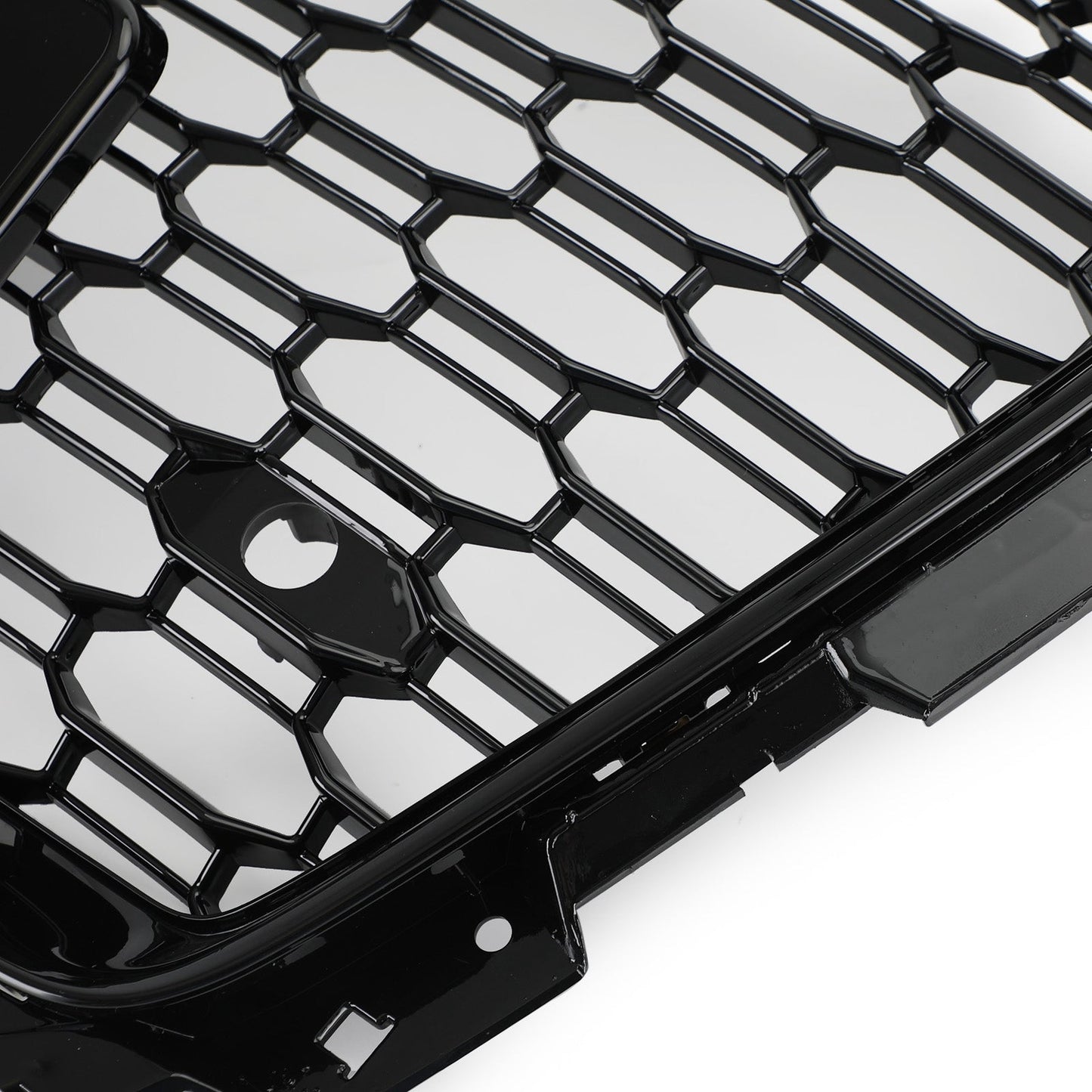 2017 2018 2019 Audi A5 / A5 Sline / S5 B9 RS5 Style Honeycomb Sport Mesh Hex Grille Front Bumper Glossy Black Grill