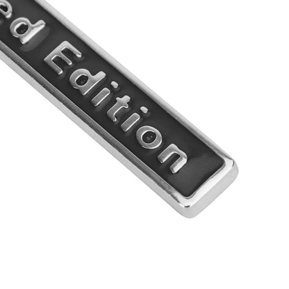 Metal Limited Edition Logo Emblem Badge Decal #B 3D Car Sticker Plating