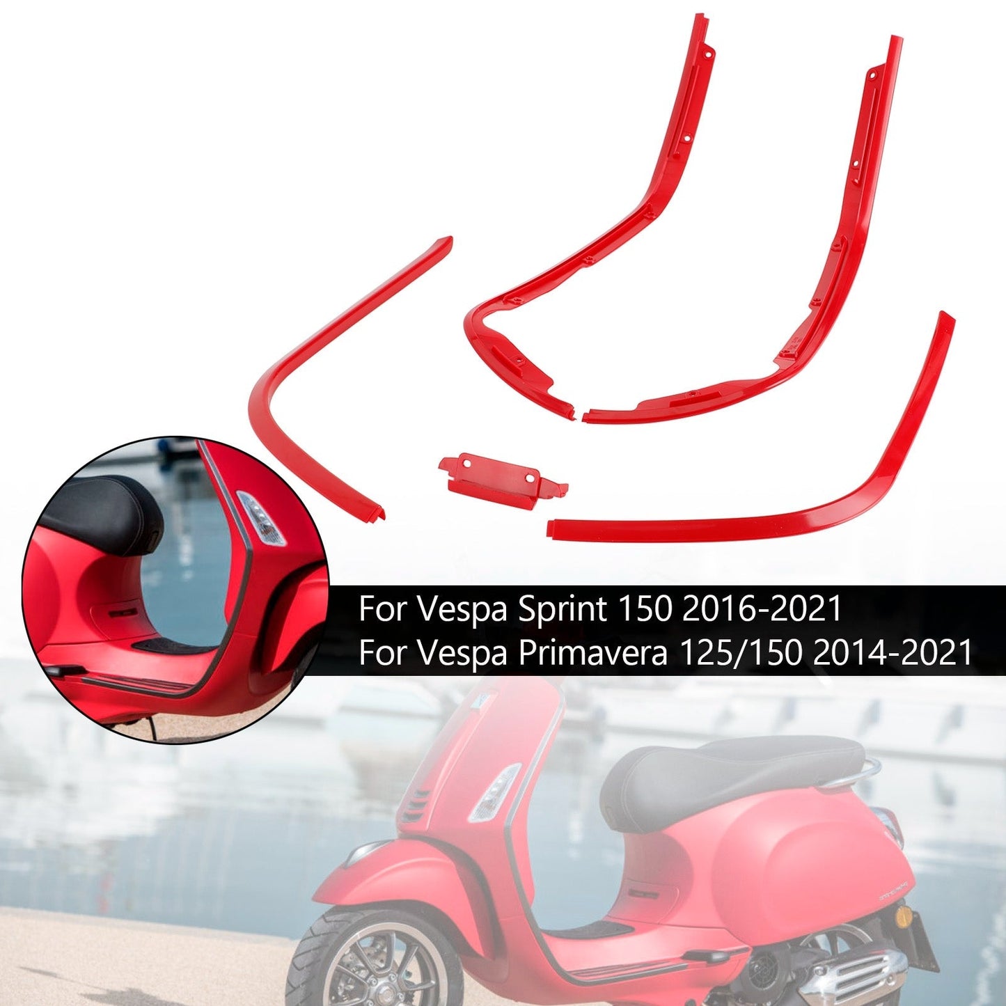 Garniture de barre latérale supérieure pour Sprint 150 Primavera 125 150
