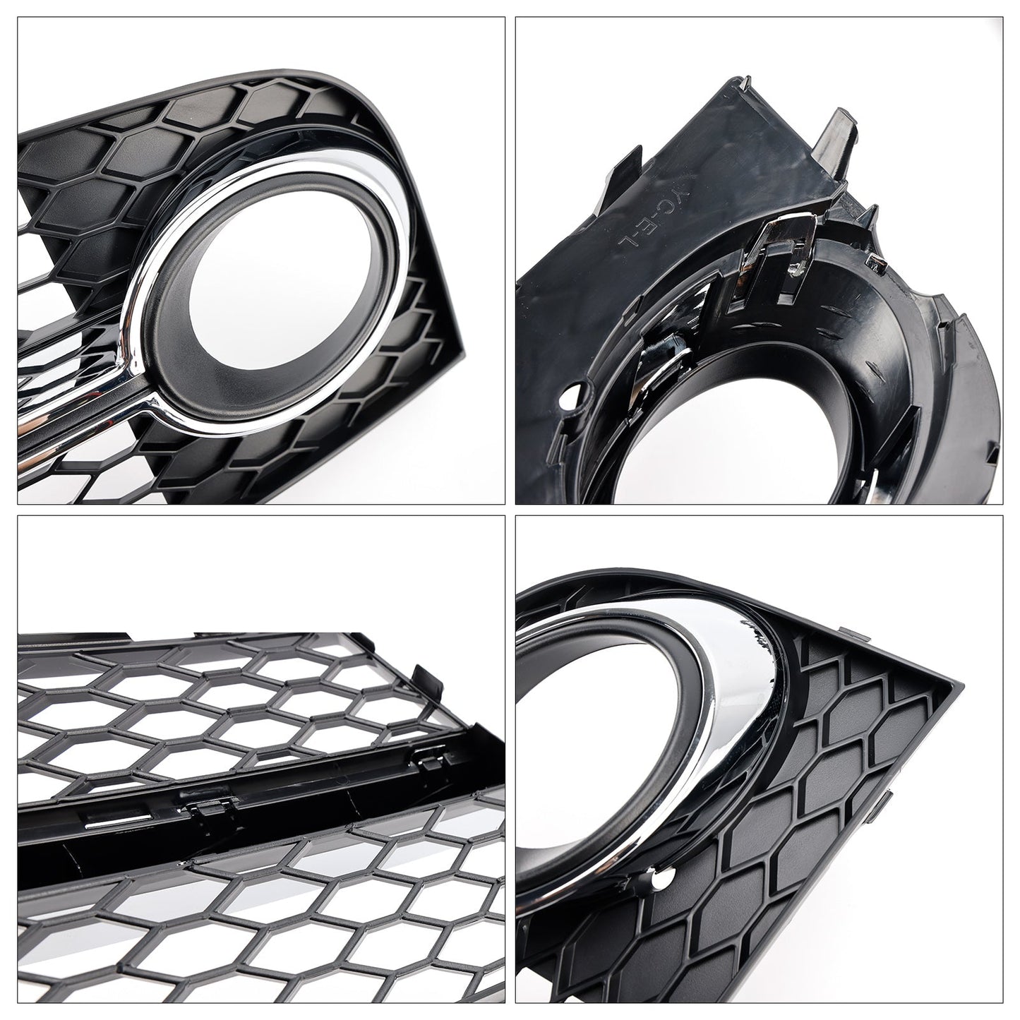 2011-14 Chrome Front Bumper Fog Light Grille Fit Audi TT MK2 S-Line TTS