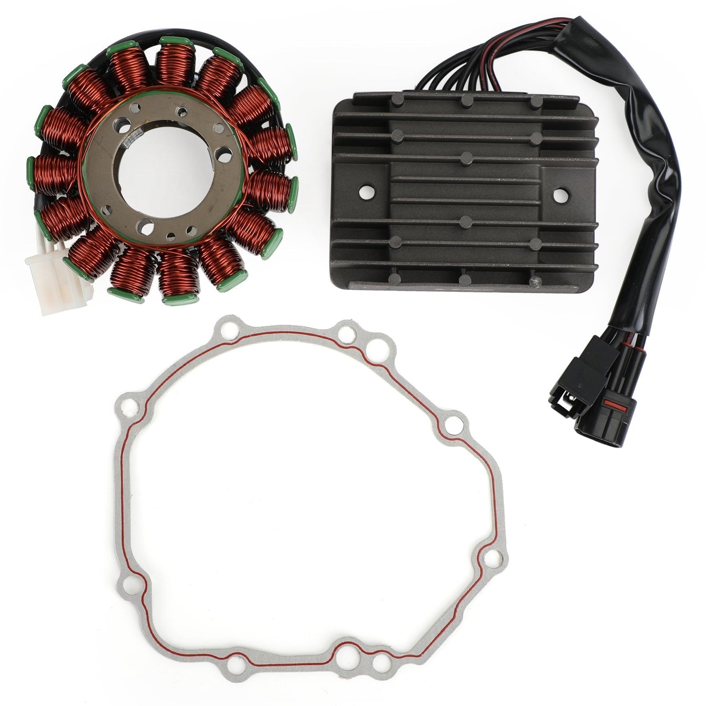 2005-2006 Suzuki GSX-R 1000 Stator Coil 31401-41G00+Regulator Rectifier 32800-47H00+Gasket Set 11483-18G00