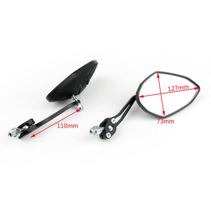 Universal 8mm 10mm Motorcycle Moto Spider Adjusted Rear View Side Mirrors