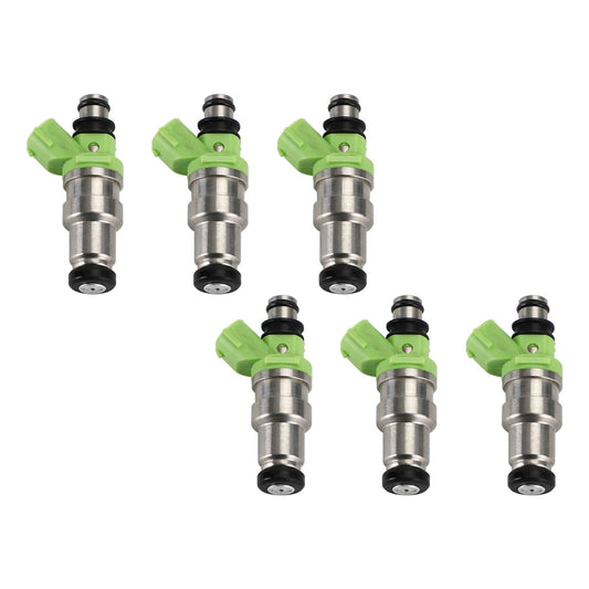 Inyectores de combustible para Toyota Supra 3.0L (1989-1992), 6 piezas, 23250-70080 y 2320970080