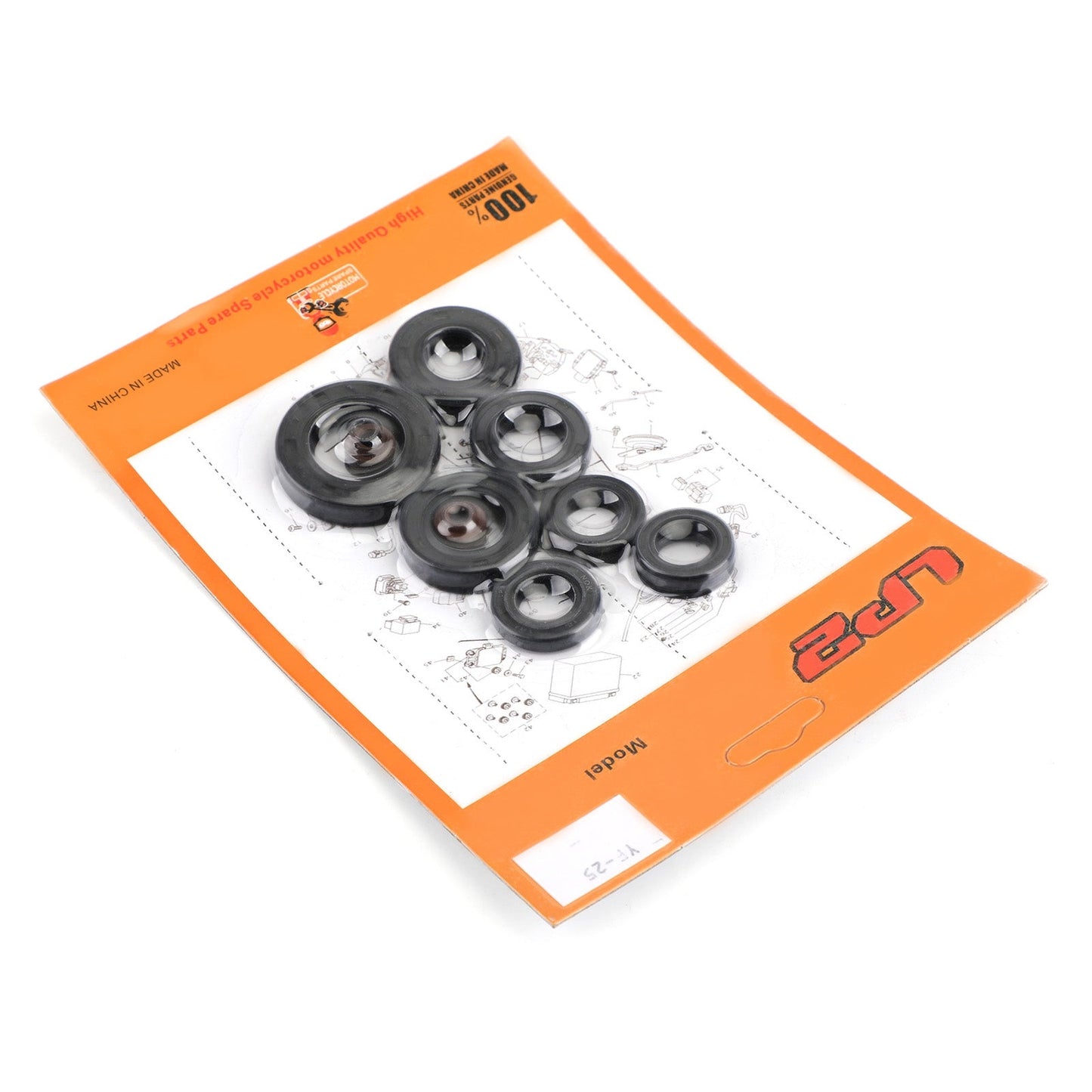 Complete Engine Oil Seal Crankcase Kit 9pcs for Honda XL185 XL185S XL200R 79-93