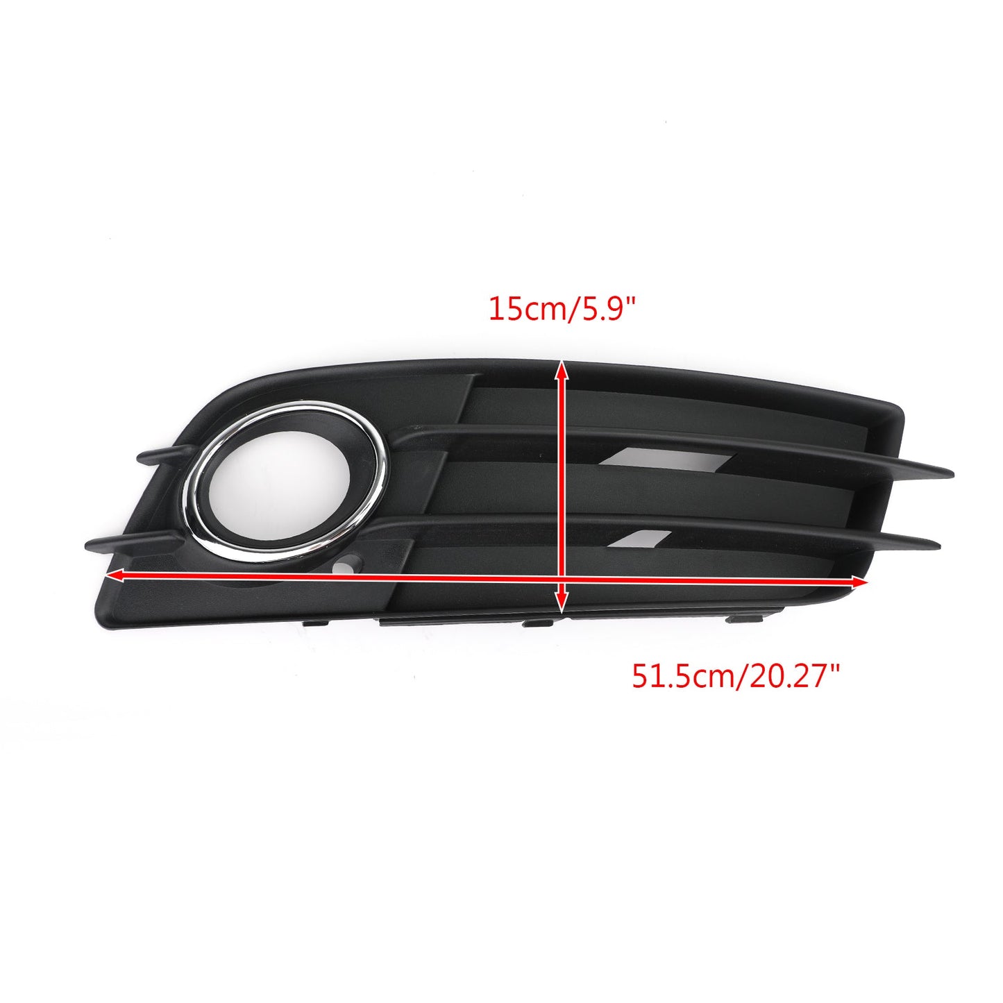 2008-2012 Audi A4 B8 S-Line / S4 Pair Car Fog Light Grill Cover Left & Right OEM / Honeycomb Style Grille