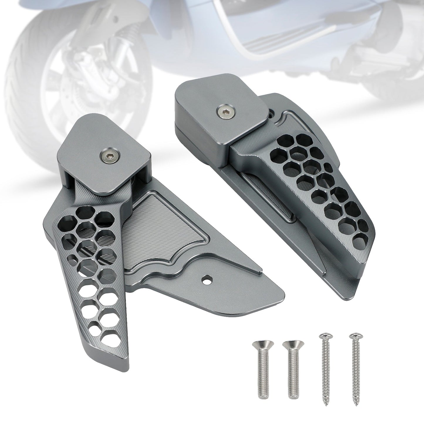 Reposapiés traseros compatibles con Vespa Primavera/Sprint 125 150 17-20