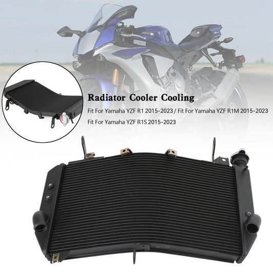 Enfriador de radiador de aluminio para motor Yamaha YZF R1, R1M y R1S (2015-2023)