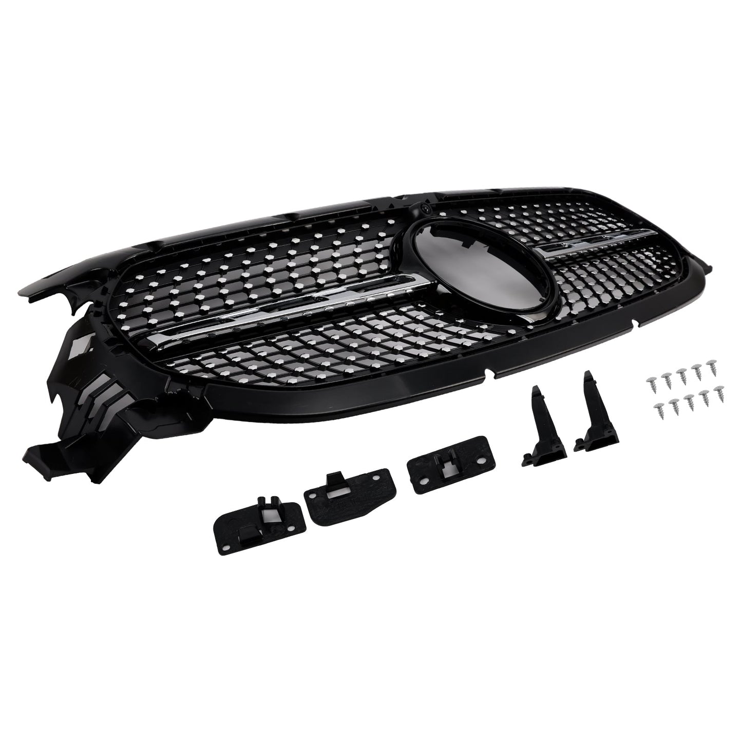 Diamond Front Grille Grill Fit Mercedes-Benz H247 GLA250 GLA200 2020-2023