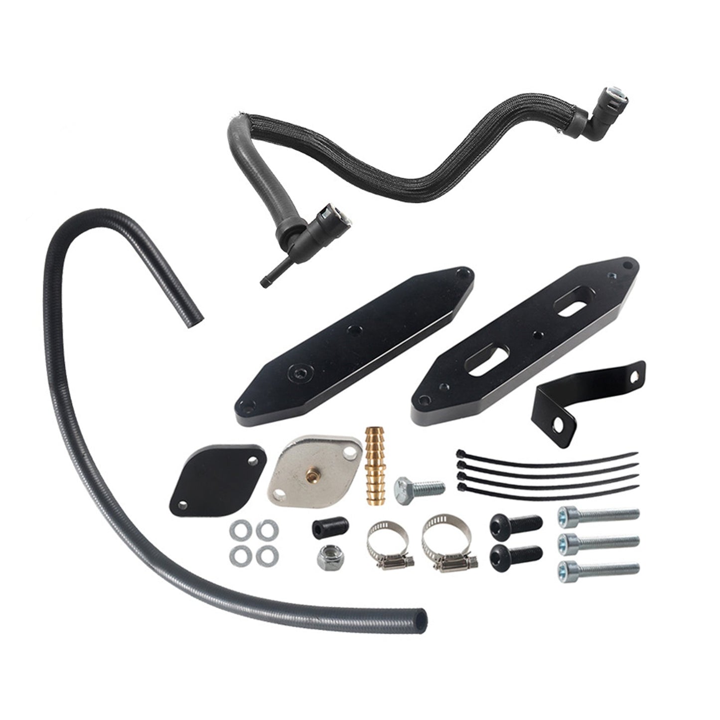 2011-2023 Ford 6.7L Powerstroke Diesel F250 F350 F450 EGR Delete Kit w/Radiating pipe
