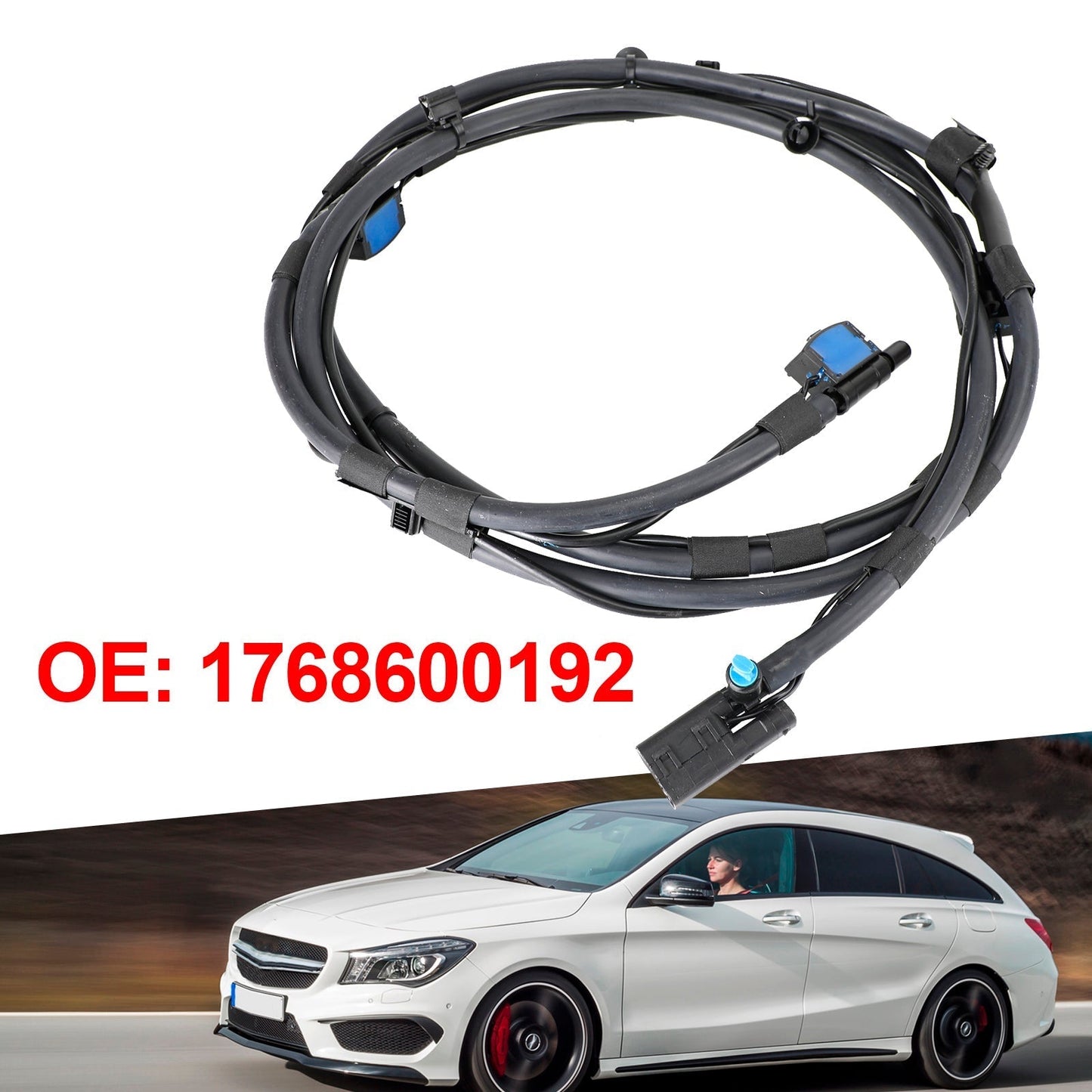 Buse de lave-glace chauffante pour Benz CLA250 CLA45 AMG 14-18 (1768600192, 1768601392)
