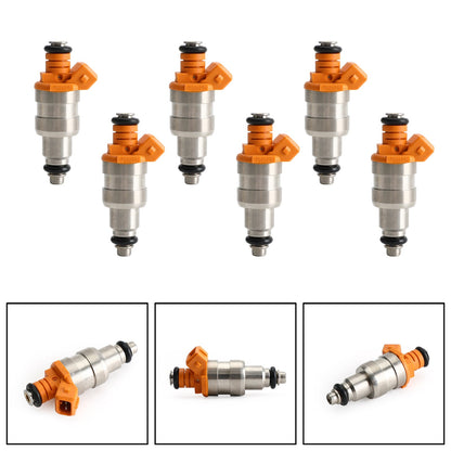 1991-1998 Wrangler I6 4.0L 6PCS Fuel Injectors 33007127 53003956 53030343