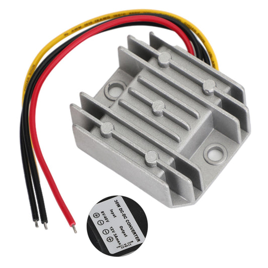 Convertisseur régulateur de puissance CC/CC élévateur étanche 8 V/40 V vers 12 V 3 A 36 W