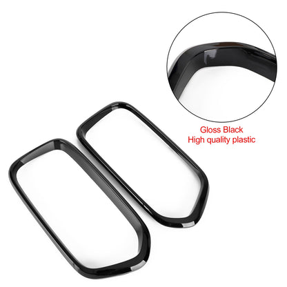 2018-2023 BMW X2 F39 sDrive18i/xDrive20i/sDrive20i/xDrive25e/M35i Gloss Black Front Bumper Grill Frame Cover Trim
