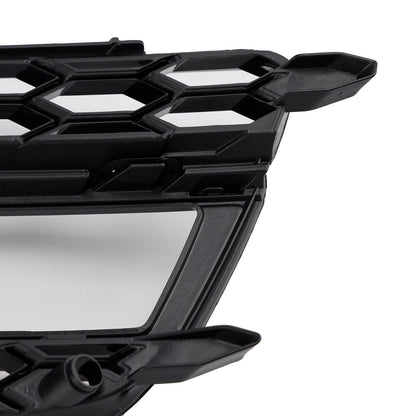 2013-2016 2PCS Front Fog Lamp Black Grille Grill Fit AUDI A5 S-Line S5