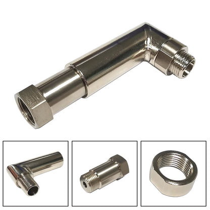 M18*1.5 O2 Spacer Sensor Angled Extender 90 Degree O2 Bung Extension