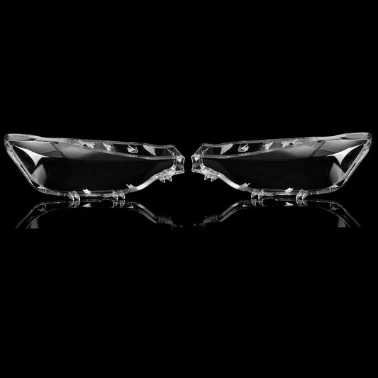 2016-2018 BMW F30 3 Series 2PCS Xenon Headlight Headlamp Clear Lens Cover 63117419630 63117419622