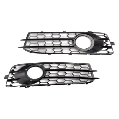 Audi 2009-2012 A3 8P S-Line 8P0807682 8P0807681 Honeycomb Front Bumper Fog Light Grill Cover